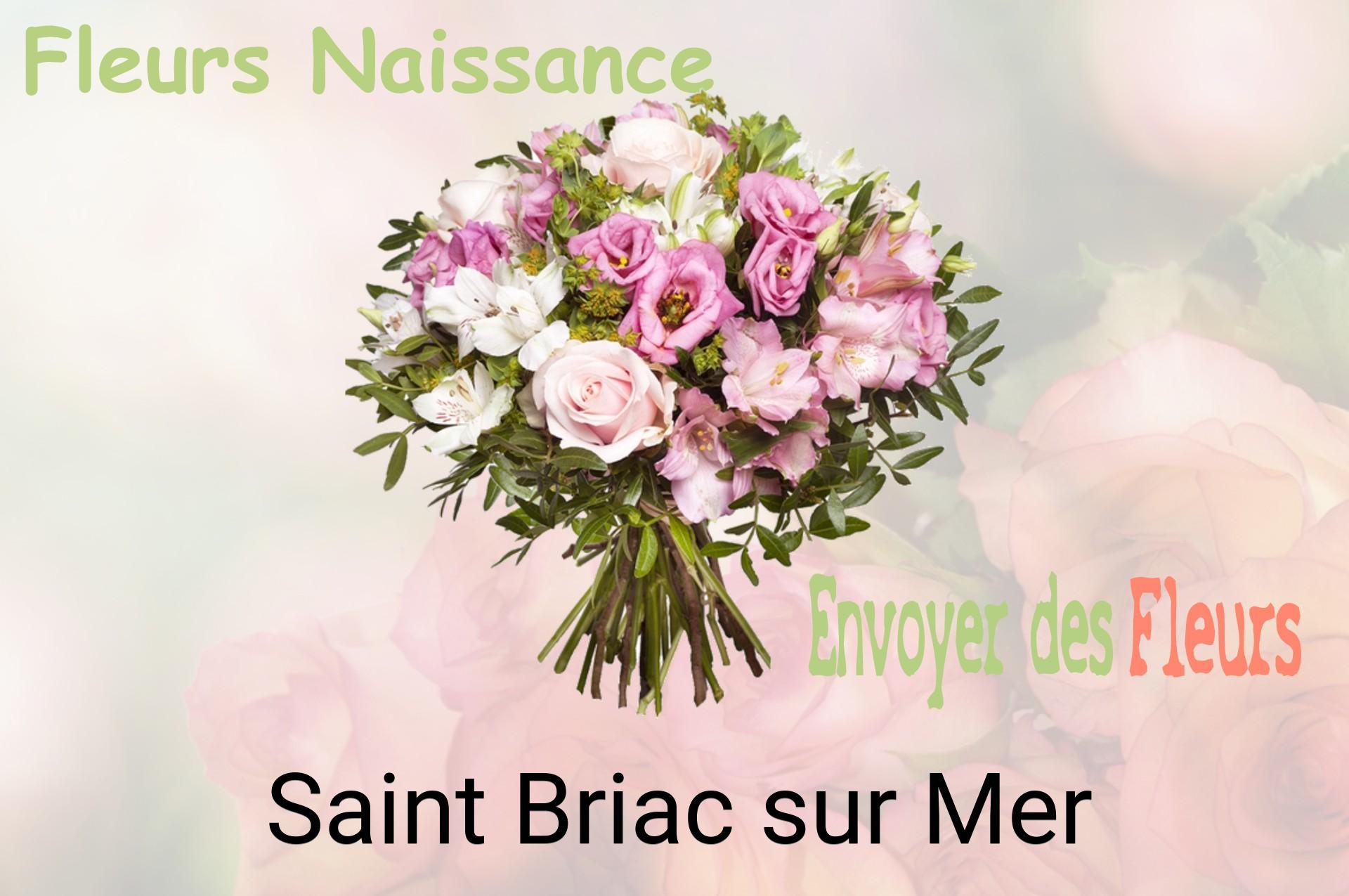 Bouquet de fleurs de naissance livré à Saint-Briac-sur-Mer